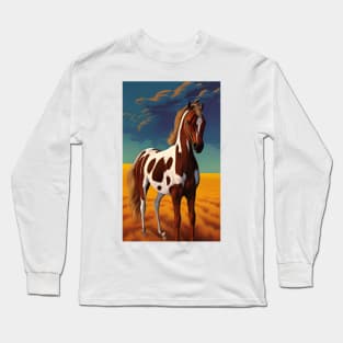 Beautiful Painted Horse Pony Long Sleeve T-Shirt